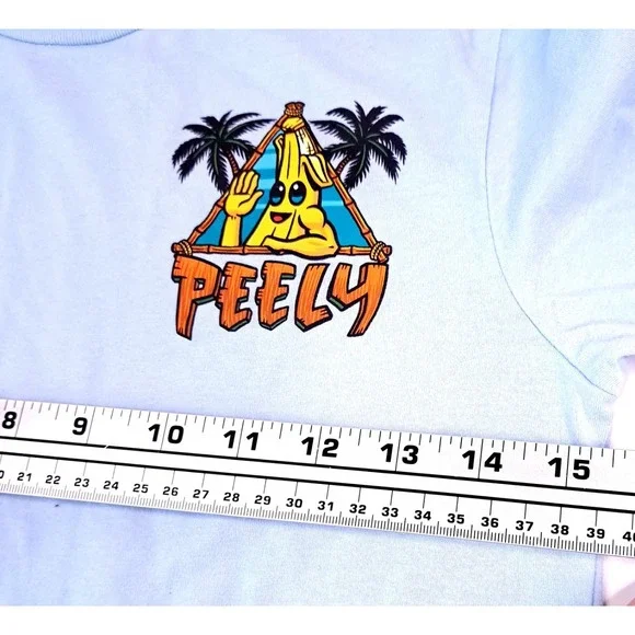 Fortnite Boys Peely Long Sleeve T-Shirt Boys Medium 8 Blue Video Game Gear - Picture 5 of 6